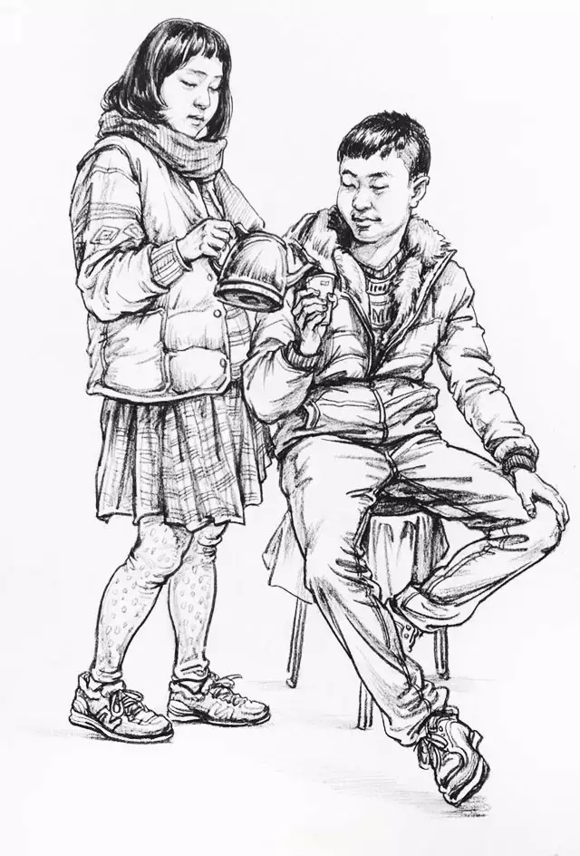 2017美術(shù)聯(lián)考沖刺,速寫考到人物組合,看到就賺大了！