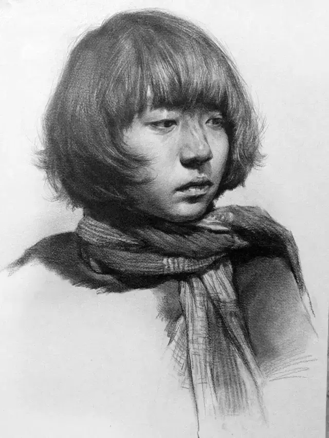美術(shù)聯(lián)考素描頭像的幾種可能性,得高分必須掌握的重點,看懂了就是高分卷