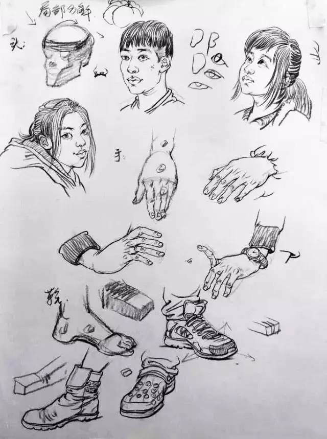 2017年美術(shù)聯(lián)考沖刺,聯(lián)考前必看的大神級(jí)速寫筆記本！