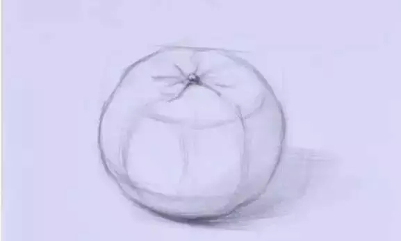 素描靜物教程:靜物橘子的畫法詳解! 素描靜物教程:靜物橘子的畫法詳解!