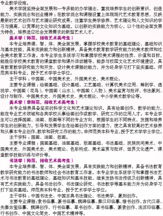 云南師范大學(xué)2017年藝術(shù)類(lèi)專業(yè)招生簡(jiǎn)章