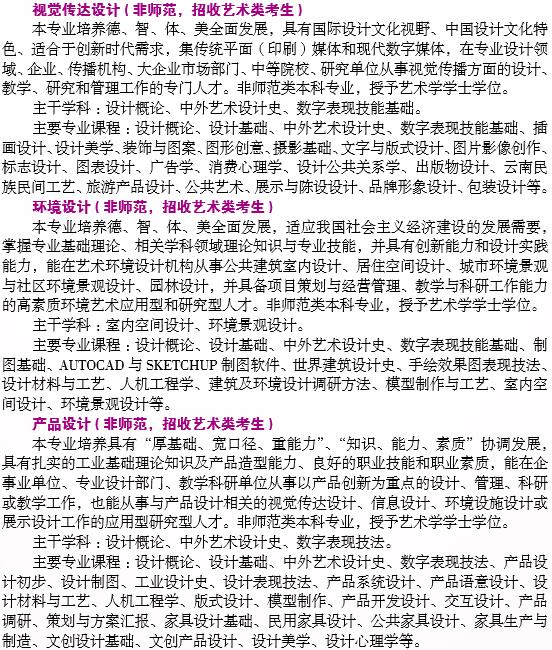 云南師范大學(xué)2017年藝術(shù)類(lèi)專業(yè)招生簡(jiǎn)章