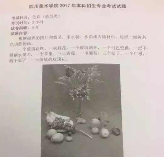 美術(shù)?？忌试囶}類型有幾種？