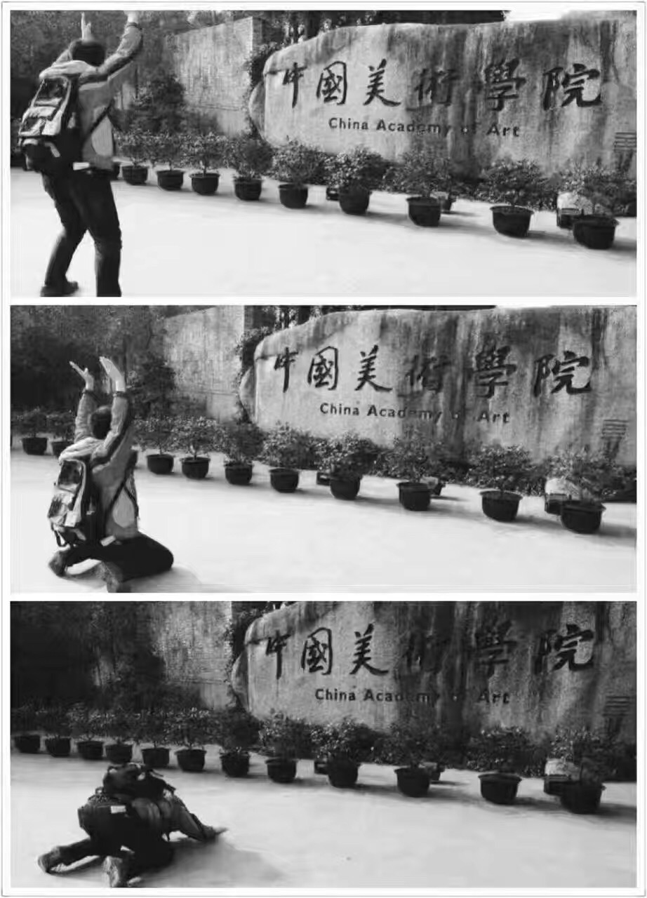 中國(guó)美術(shù)學(xué)院?？俭@現(xiàn)“跪拜哥”？帶你直擊考試現(xiàn)場(chǎng)，看看考神長(zhǎng)什么樣
