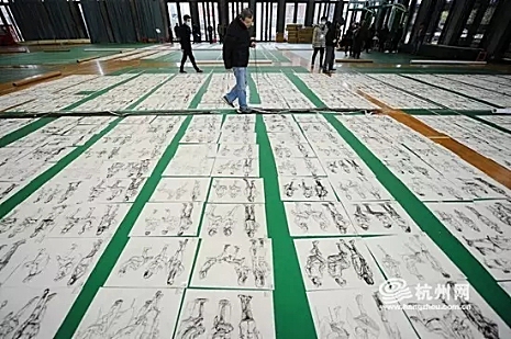 2016年中國(guó)美術(shù)學(xué)院閱卷現(xiàn)場(chǎng)，