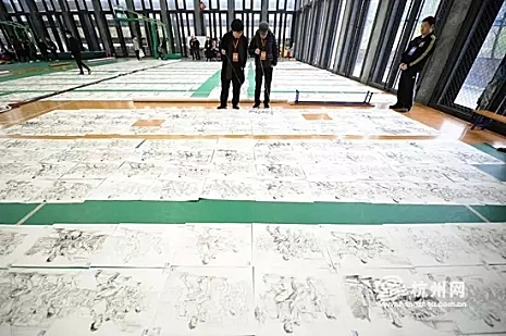 2016年中國(guó)美術(shù)學(xué)院閱卷現(xiàn)場(chǎng)，
