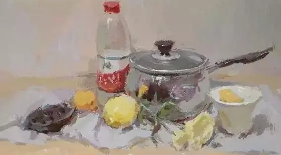 色彩景物|詳解不銹鋼靜物的作畫步驟！