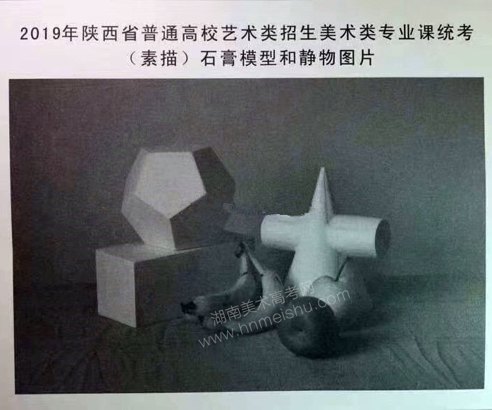 2019年陜西美術(shù)聯(lián)考素描速寫色彩統(tǒng)一考試題目大全