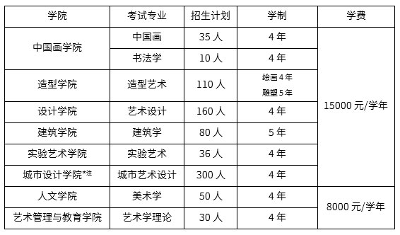 中央美術(shù)學(xué)院2019年本科招生簡(jiǎn)章