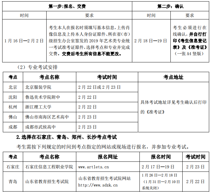北京服裝學(xué)院 2019 年藝術(shù)類(lèi)本科專(zhuān)業(yè)招生簡(jiǎn)章