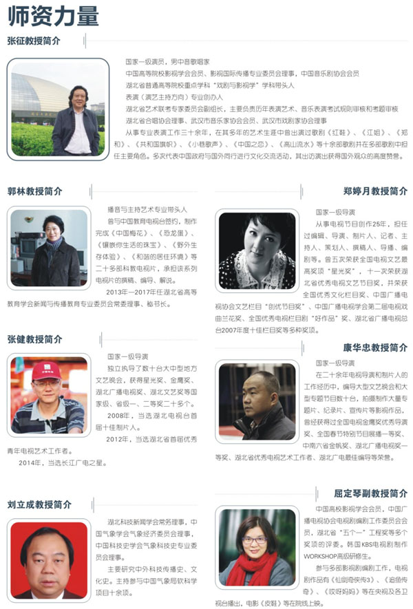 武昌理工學院2019年影視傳媒學院招生簡章