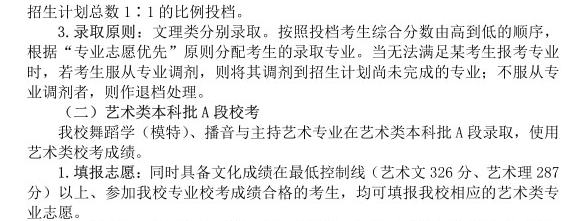 濰坊科技學(xué)院2019年山東省藝術(shù)類本科A段志愿填報(bào)說明