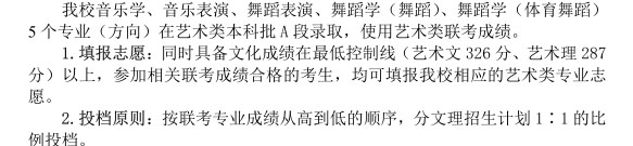 濰坊科技學(xué)院2019年山東省藝術(shù)類本科A段志愿填報(bào)說明
