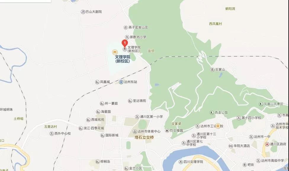 美術(shù)與設(shè)計(jì)類專業(yè)考場(chǎng)路線示意圖及考試注意事項(xiàng)樂(lè)山、綿陽(yáng)、達(dá)州篇