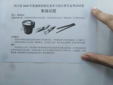 2020年四川美術(shù)聯(lián)考素描考題