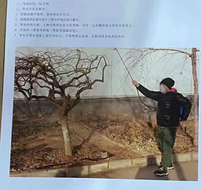 2021年內(nèi)蒙古美術(shù)聯(lián)考速寫考題